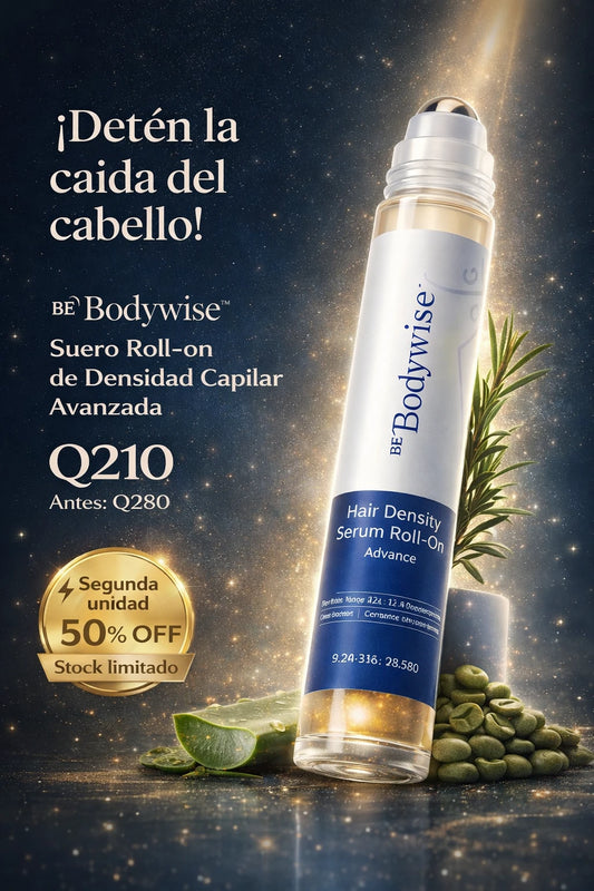 Be Bodywise Suero Roll-on de Densidad Capilar Avanzada con Romero y Redensyl